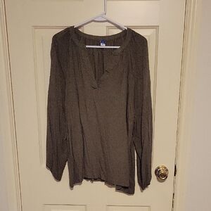 Old Navy Olive Green Blouse